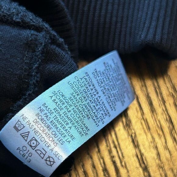 Calvin Klein Men’s 1/4 zip button pullover black sweater Medium EUC - Picture 8 of 15